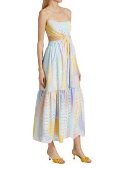 ML Monique Lhuillier Poplin Eyelet Cutout Midi Dress -Acne Studios And ML Monique Lhuillier Sales unnamed file 1001