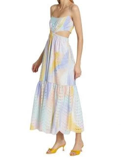 ML Monique Lhuillier Poplin Eyelet Cutout Midi Dress -Acne Studios And ML Monique Lhuillier Sales unnamed file 1002