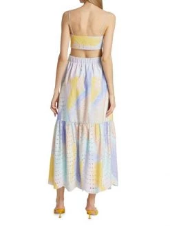 ML Monique Lhuillier Poplin Eyelet Cutout Midi Dress -Acne Studios And ML Monique Lhuillier Sales unnamed file 1003