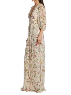 ML Monique Lhuillier Floral Chiffon Cut-Out Gown -Acne Studios And ML Monique Lhuillier Sales unnamed file 1009