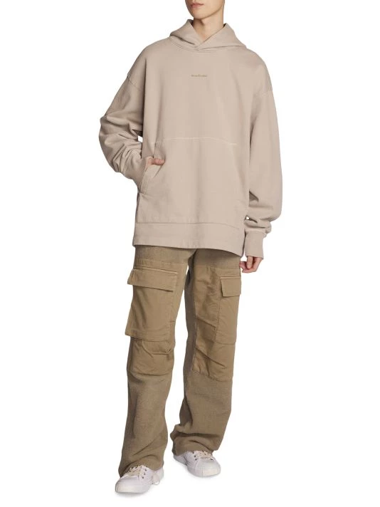 Acne Studios Franklin Hoodie Sweatshirt For Men Oyster Grey 4 Acne Studios Franklin Hoodie Sweatshirt For Men Oyster Grey - Image 2