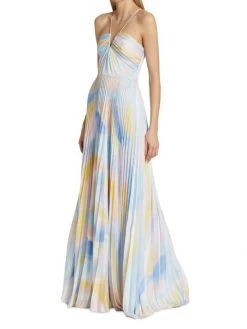 ML Monique Lhuillier Satin Charmeuse Pleated Floor-Length Fit-&-Flare Dress 11 ML Monique Lhuillier Satin Charmeuse Pleated Floor-Length Fit-&-Flare Dress -Acne Studios And ML Monique Lhuillier Sales unnamed file 1057