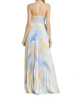 ML Monique Lhuillier Satin Charmeuse Pleated Floor-Length Fit-&-Flare Dress 13 ML Monique Lhuillier Satin Charmeuse Pleated Floor-Length Fit-&-Flare Dress -Acne Studios And ML Monique Lhuillier Sales unnamed file 1059