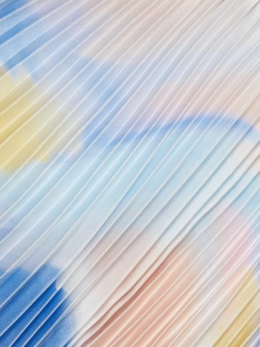 ML Monique Lhuillier Satin Charmeuse Pleated Floor-Length Fit-&-Flare Dress 9 ML Monique Lhuillier Satin Charmeuse Pleated Floor-Length Fit-&-Flare Dress - Image 7