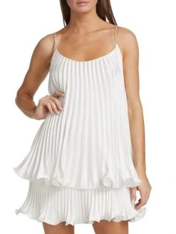 ML Monique Lhuillier Pleated Satin Minidress 11 ML Monique Lhuillier Pleated Satin Minidress -Acne Studios And ML Monique Lhuillier Sales unnamed file 1085