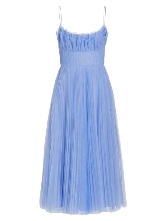 ML Monique Lhuillier Tulle Midi-Dress Black 5 ML Monique Lhuillier Tulle Midi-Dress Black - Image 3