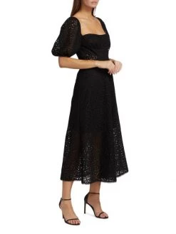 ML Monique Lhuillier Lace Puff-Sleeve Midi-Dress 12 ML Monique Lhuillier Lace Puff-Sleeve Midi-Dress -Acne Studios And ML Monique Lhuillier Sales unnamed file 1097