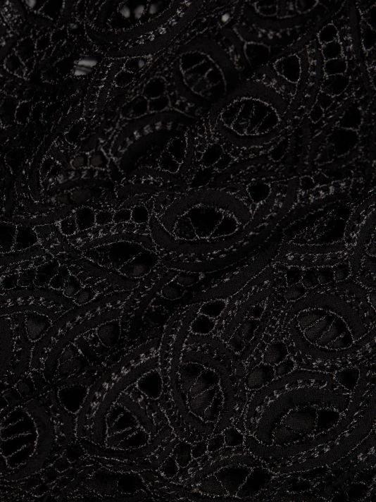 ML Monique Lhuillier Lace Puff-Sleeve Midi-Dress 9 ML Monique Lhuillier Lace Puff-Sleeve Midi-Dress - Image 7