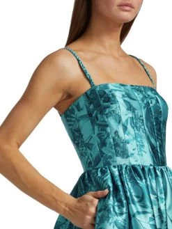 ML Monique Lhuillier Mikado Floral Satin Midi-Dress 13 ML Monique Lhuillier Mikado Floral Satin Midi-Dress -Acne Studios And ML Monique Lhuillier Sales unnamed file 1180