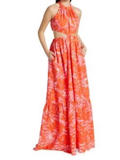 ML Monique Lhuillier Cut-Out Eyelet Lace Halter Gown -Acne Studios And ML Monique Lhuillier Sales unnamed file 1184