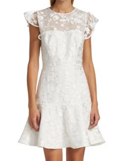 ML Monique Lhuillier Floral Embroidered Flounce Dress -Acne Studios And ML Monique Lhuillier Sales unnamed file 1229