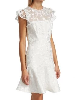 ML Monique Lhuillier Floral Embroidered Flounce Dress -Acne Studios And ML Monique Lhuillier Sales unnamed file 1230