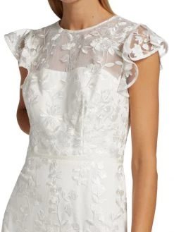 ML Monique Lhuillier Floral Embroidered Flounce Dress -Acne Studios And ML Monique Lhuillier Sales unnamed file 1232