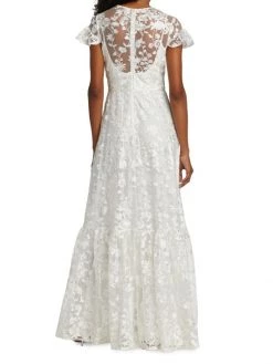 ML Monique Lhuillier Embroidered Floral Mesh Dress 13 ML Monique Lhuillier Embroidered Floral Mesh Dress -Acne Studios And ML Monique Lhuillier Sales unnamed file 1238