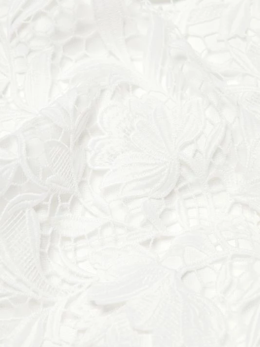 ML Monique Lhuillier Lace Sweetheart Midi Dress 9 ML Monique Lhuillier Lace Sweetheart Midi Dress - Image 7