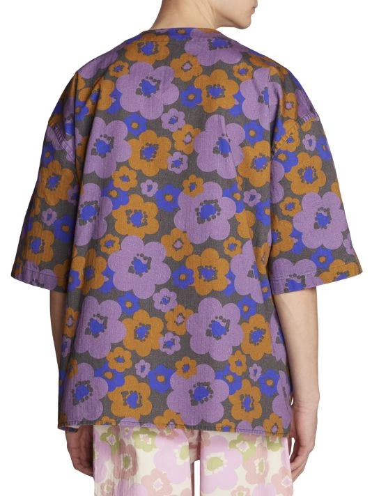 Acne Studios Sandit Floral Print Short-Sleeve Shirt For Men 7 Acne Studios Sandit Floral Print Short-Sleeve Shirt For Men - Image 5