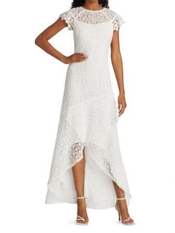 ML Monique Lhuillier High-Low Ruffle Lace Dress 11 ML Monique Lhuillier High-Low Ruffle Lace Dress -Acne Studios And ML Monique Lhuillier Sales unnamed file 1271