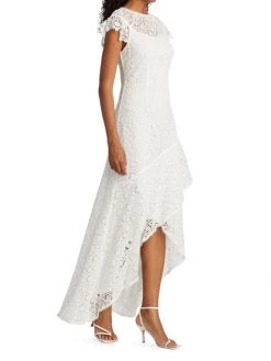 ML Monique Lhuillier High-Low Ruffle Lace Dress 12 ML Monique Lhuillier High-Low Ruffle Lace Dress -Acne Studios And ML Monique Lhuillier Sales unnamed file 1272