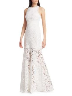 ML Monique Lhuillier Sheer Lace Slit Gown -Acne Studios And ML Monique Lhuillier Sales unnamed file 1293