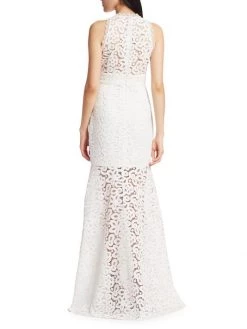 ML Monique Lhuillier Sheer Lace Slit Gown -Acne Studios And ML Monique Lhuillier Sales unnamed file 1294