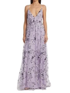 ML Monique Lhuillier Sequin Floral Tulle Gown -Acne Studios And ML Monique Lhuillier Sales unnamed file 1364