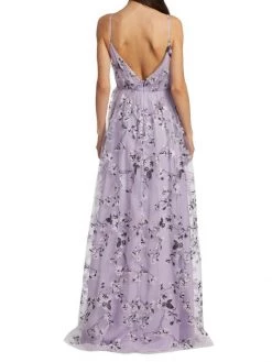 ML Monique Lhuillier Sequin Floral Tulle Gown -Acne Studios And ML Monique Lhuillier Sales unnamed file 1366