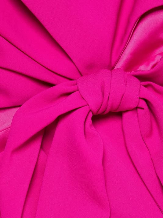 ML Monique Lhuillier Asymmetric Crepe Midi Dress 9 ML Monique Lhuillier Asymmetric Crepe Midi Dress - Image 7