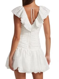 ML Monique Lhuillier Organza Sleeveless Minidress -Acne Studios And ML Monique Lhuillier Sales unnamed file 1393