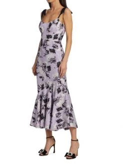 ML Monique Lhuillier Floral Jacquard Midi Dress 12 ML Monique Lhuillier Floral Jacquard Midi Dress -Acne Studios And ML Monique Lhuillier Sales unnamed file 1406