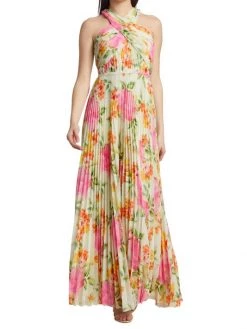 ML Monique Lhuillier Pleated Chiffon Maxi Dress -Acne Studios And ML Monique Lhuillier Sales unnamed file 1419