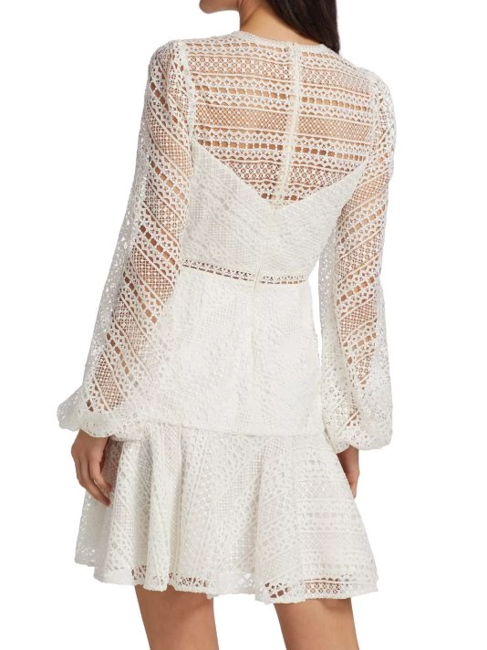 ML Monique Lhuillier Lace Minidress 7 ML Monique Lhuillier Lace Minidress - Image 5