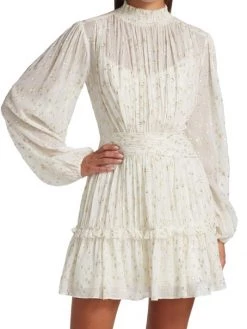 ML Monique Lhuillier Metallic Fil Coupé Minidress -Acne Studios And ML Monique Lhuillier Sales unnamed file 1433