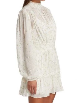 ML Monique Lhuillier Metallic Fil Coupé Minidress -Acne Studios And ML Monique Lhuillier Sales unnamed file 1434