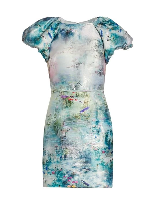 ML Monique Lhuillier Jacquard Minidress 3 ML Monique Lhuillier Jacquard Minidress