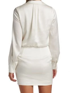 ML Monique Lhuillier Hammered Satin Mini-Dress -Acne Studios And ML Monique Lhuillier Sales unnamed file 1463