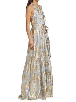 ML Monique Lhuillier Metallic Chiffon Maxi Dress 12 ML Monique Lhuillier Metallic Chiffon Maxi Dress -Acne Studios And ML Monique Lhuillier Sales unnamed file 1469