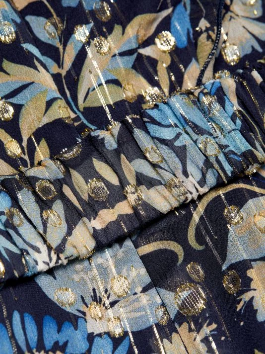 ML Monique Lhuillier Metallic Floral Maxi Dress 9 ML Monique Lhuillier Metallic Floral Maxi Dress - Image 7