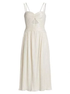 Acne Studios And ML Monique Lhuillier Sales 32 ML Monique Lhuillier Cut-Out Knit Midi Dress