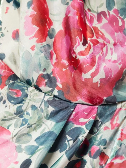 ML Monique Lhuillier Floral One-Shoulder Minidress 9 ML Monique Lhuillier Floral One-Shoulder Minidress - Image 7