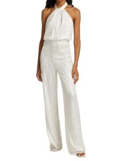 ML Monique Lhuillier Sequined Halterneck Jumpsuit 11 ML Monique Lhuillier Sequined Halterneck Jumpsuit -Acne Studios And ML Monique Lhuillier Sales unnamed file 1517