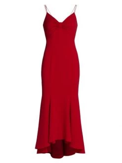 ML Monique Lhuillier Crepe Slip Dress