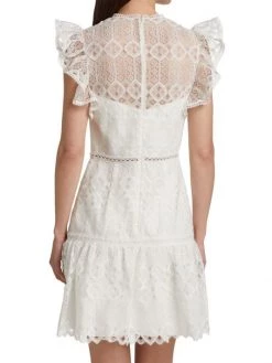 ML Monique Lhuillier Lace Cap-Sleeve Minidress -Acne Studios And ML Monique Lhuillier Sales unnamed file 1539