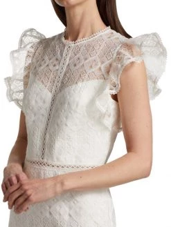 ML Monique Lhuillier Lace Cap-Sleeve Minidress -Acne Studios And ML Monique Lhuillier Sales unnamed file 1540