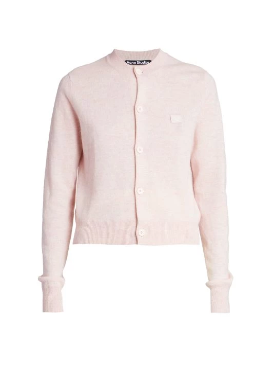 Acne Studios Keva Wool Cardigan Grey Melange 5 Acne Studios Keva Wool Cardigan Grey Melange - Image 3