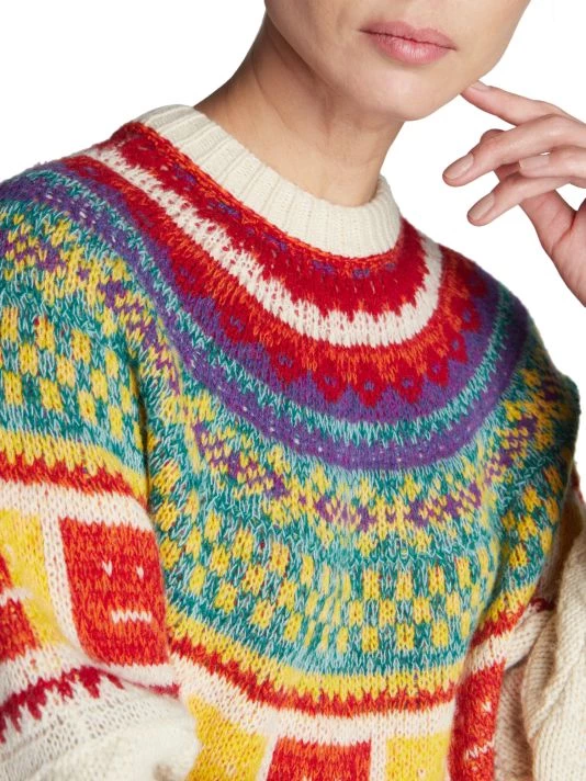 Acne Studios Kristjan Islandic Rainbow Sweater 8 Acne Studios Kristjan Islandic Rainbow Sweater - Image 6