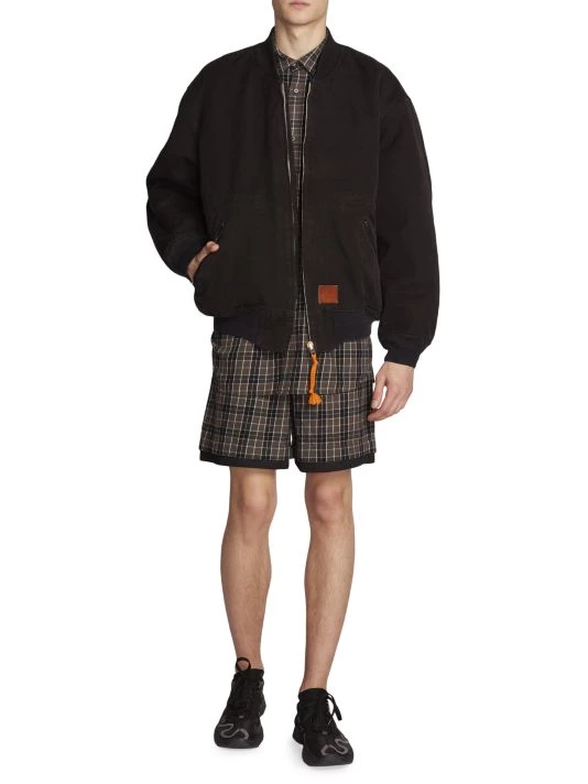 Acne Studios Rong Flannel Check Shorts For Men 4 Acne Studios Rong Flannel Check Shorts For Men - Image 2