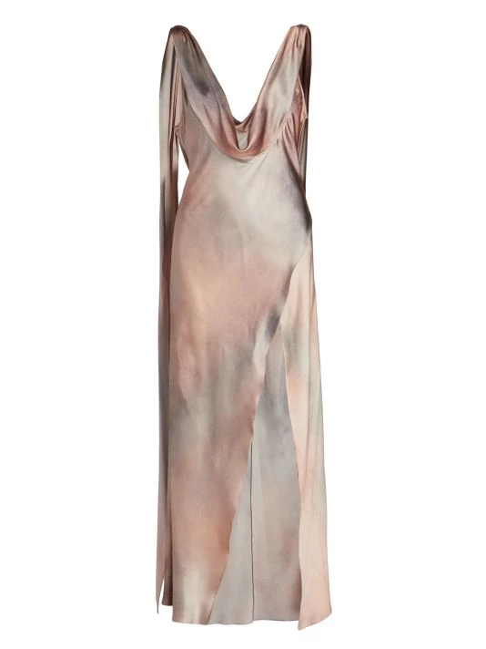 Acne Studios Dikte Silk-Blend Satin Gown 3 Acne Studios Dikte Silk-Blend Satin Gown