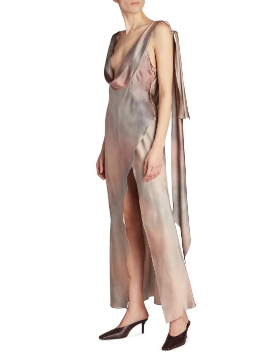 Acne Studios Dikte Silk-Blend Satin Gown 4 Acne Studios Dikte Silk-Blend Satin Gown - Image 2