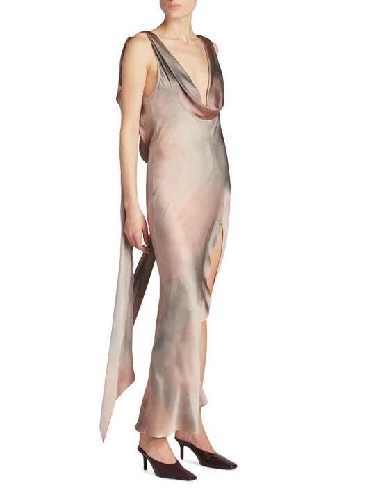 Acne Studios Dikte Silk-Blend Satin Gown 6 Acne Studios Dikte Silk-Blend Satin Gown - Image 4
