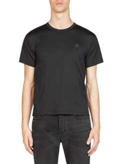 Acne Studios Nash Face Crewneck Cotton Tee For Men Optic White -Acne Studios And ML Monique Lhuillier Sales unnamed file 28